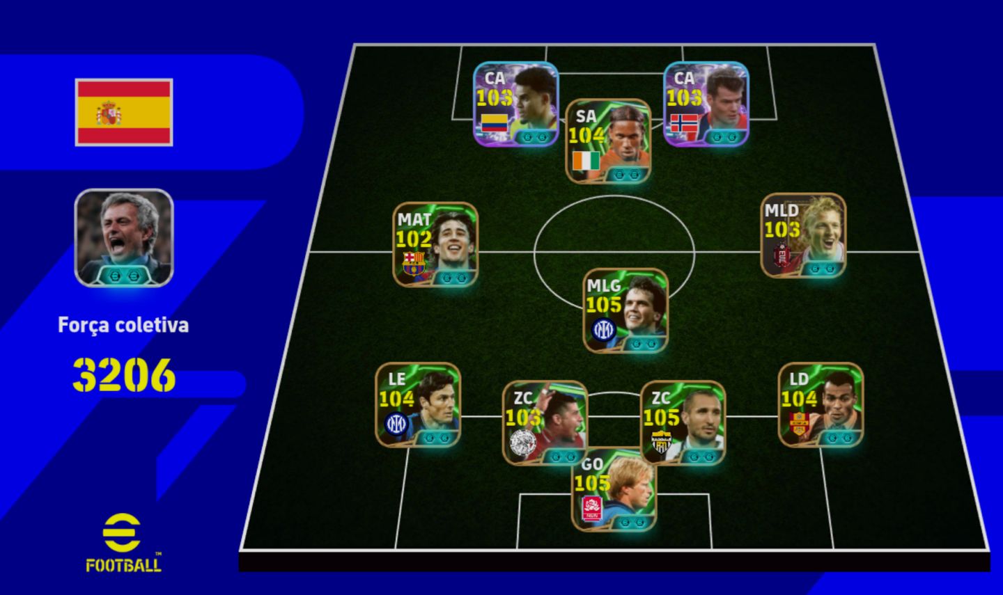 CONTA EFOOTBALL 3206 COM VARIOS JOGADORES TOP CONTA PERFEITA PRA COMEÇAR