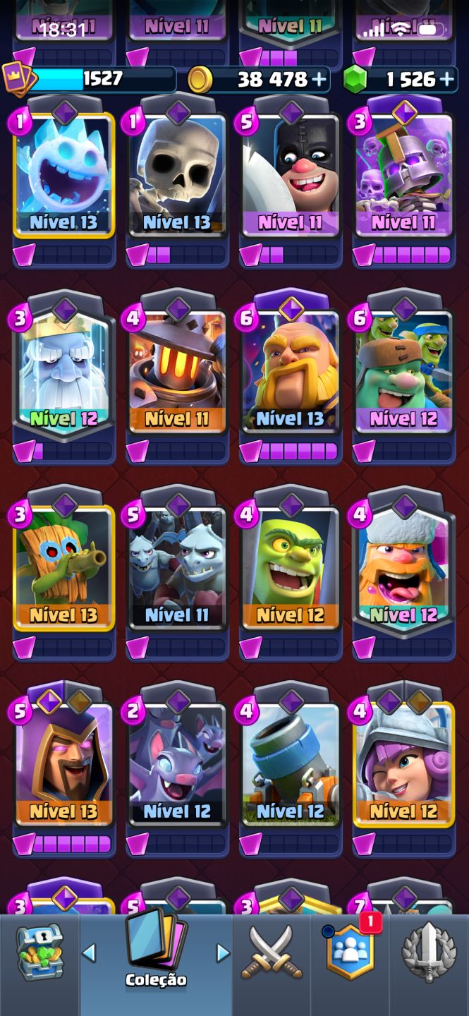 CONTA DE CLASH ROYALE ARENA 23