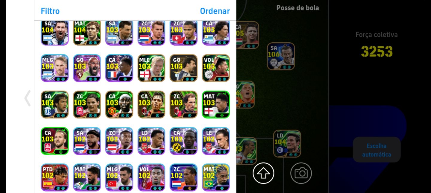 CONTA EFOOTBALL 3253 DE FORÇA! ELENCO ABSURDO, SÓ BRABO!