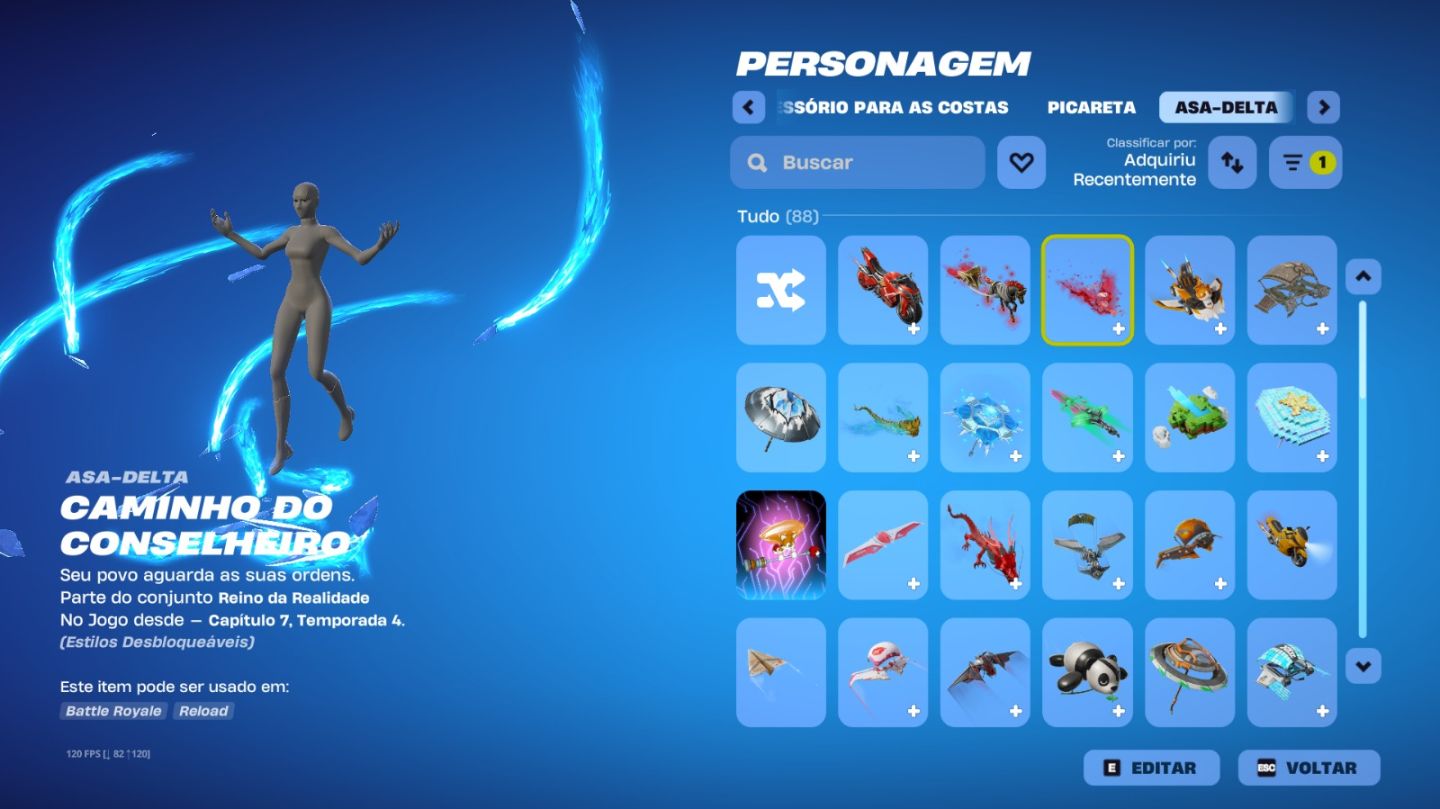 CONTA FORTNITE COMPETITIVA Skin de Super-Herói 135 Picaretas + 1.850 V-BUCKS