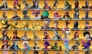 CONTA FORNITE COM MUITA VARIEDADE DE ITENS + JOGOS NA EPIC.