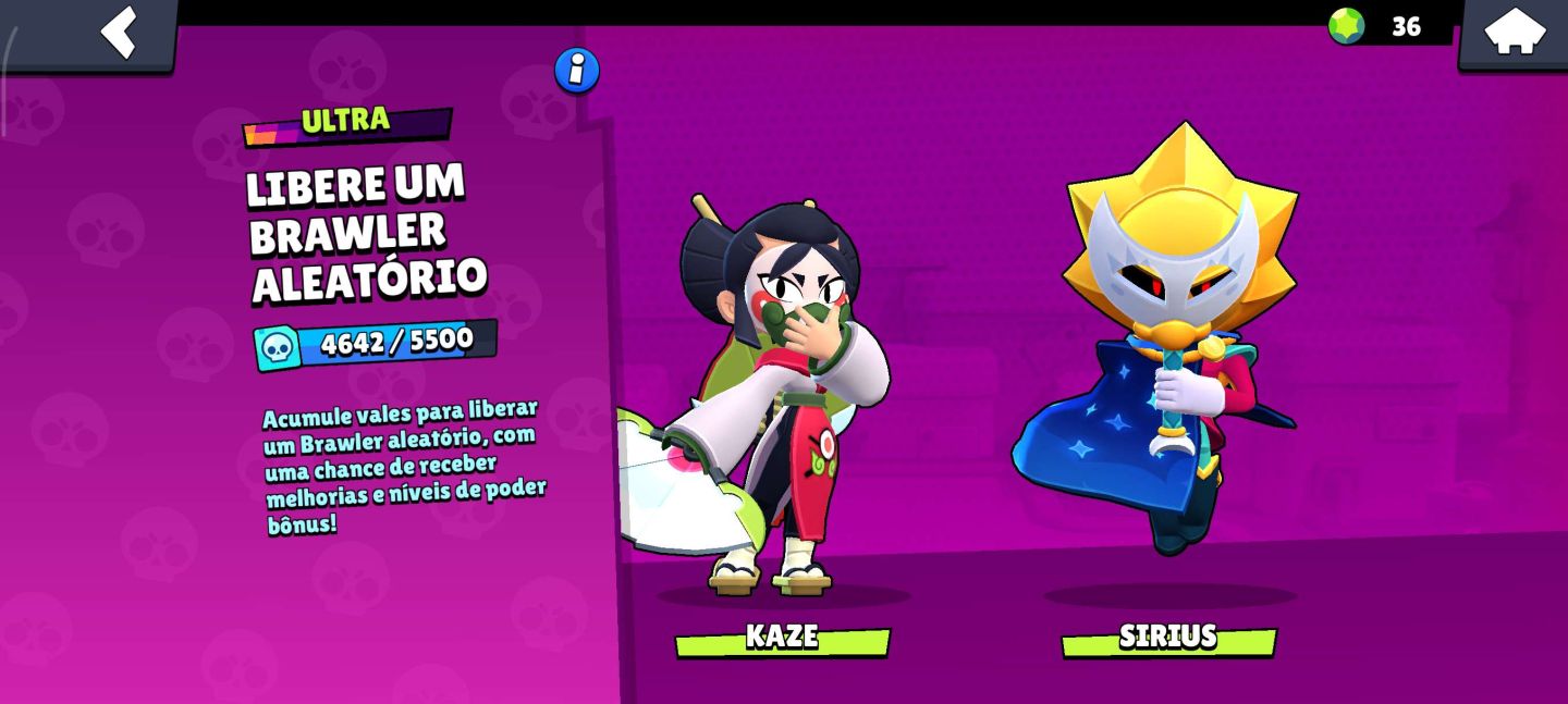 CONTA BRAWL STARS