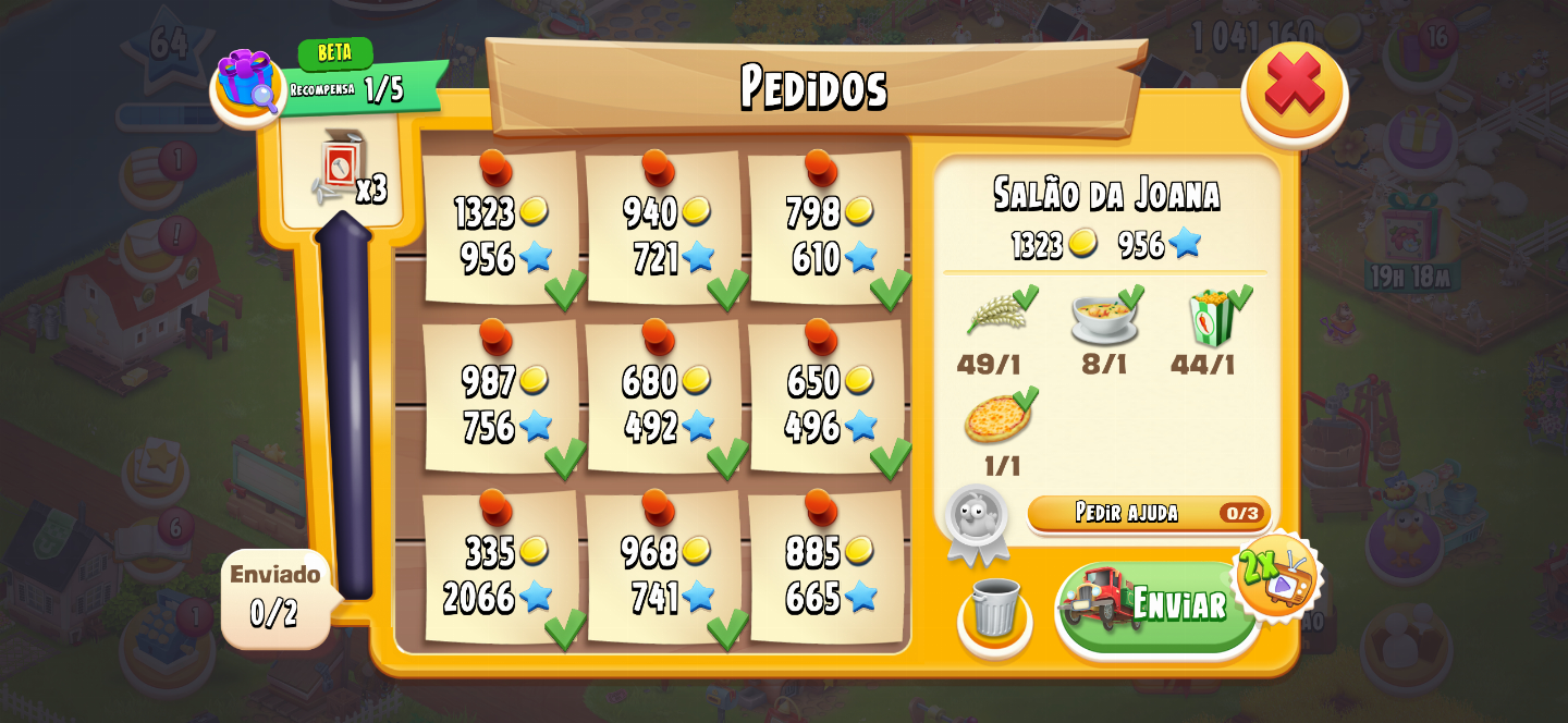 Conta hay day com mais de 1 M DE gold