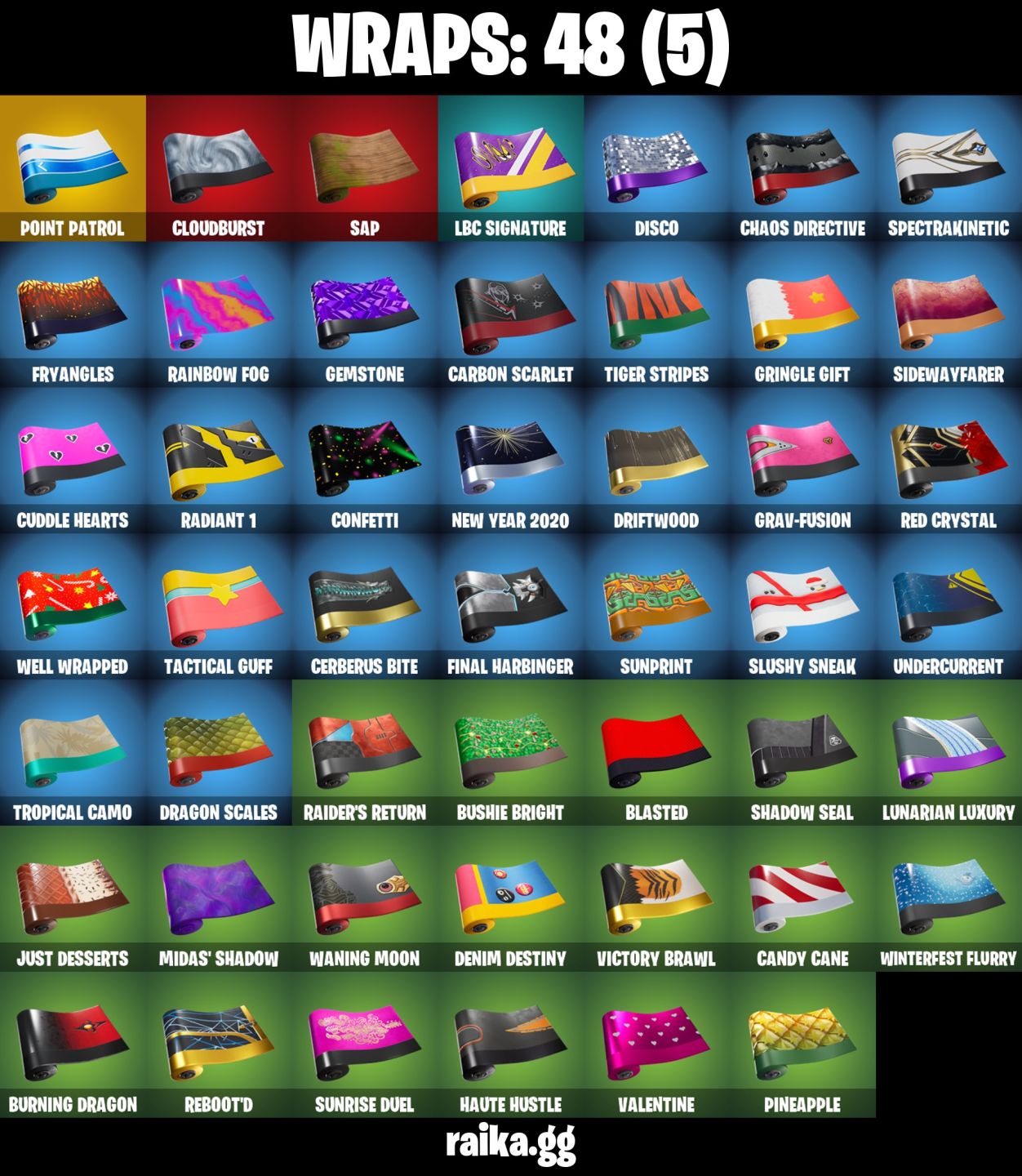 64 Skins - The Reaper, OG STW (Farm vbucks), Omega, Machado doce & Foice