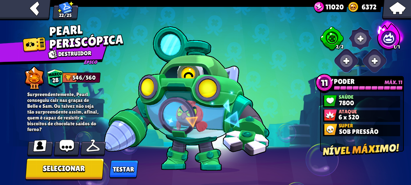 Conta criada em 2019, tem 18 skin de 300 gemas, 31 de 200, 195 de 150 e etc