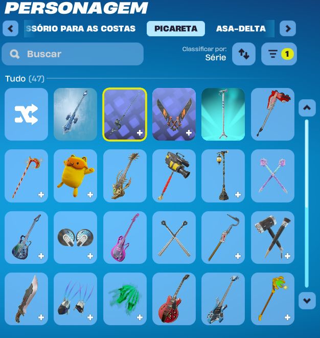 Conta fortnite + crosshair x