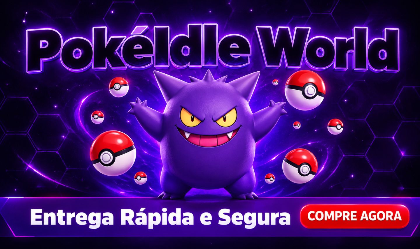 Pokémon e Itens Poke Idle World | Entrega Rápida e Segura