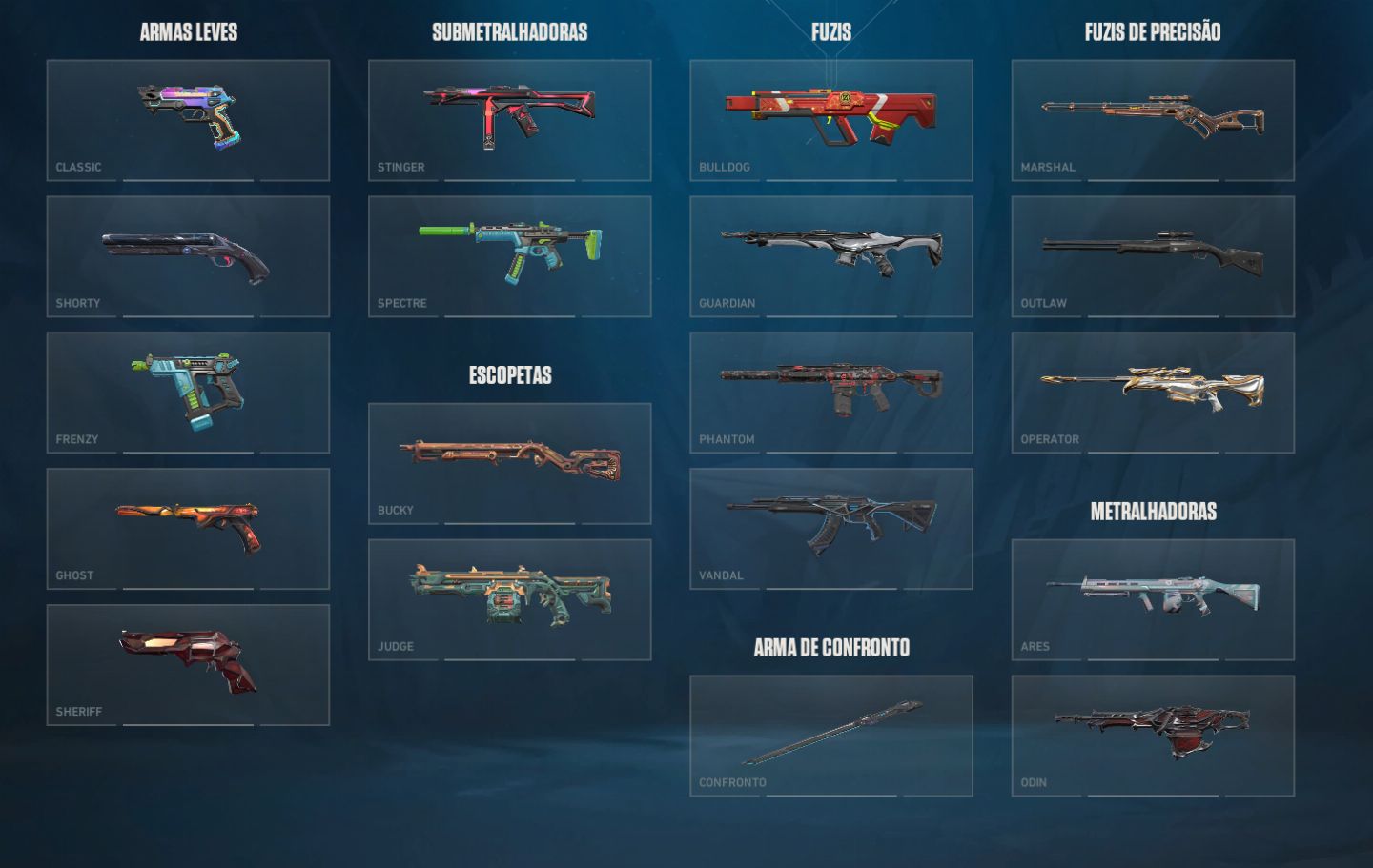 1x conta valorant top tier skins facas RGX + KARAMBIT