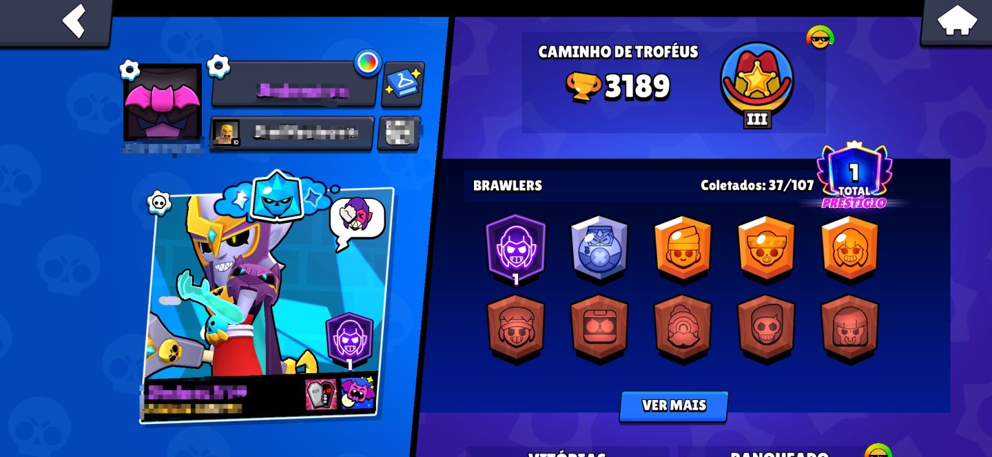 CONTAS DE BRAWL STARS | CONTAS UPADAS COM VARIOS BRAWLERS E CONTAS INICIANTES