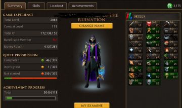Conta de runescape 3