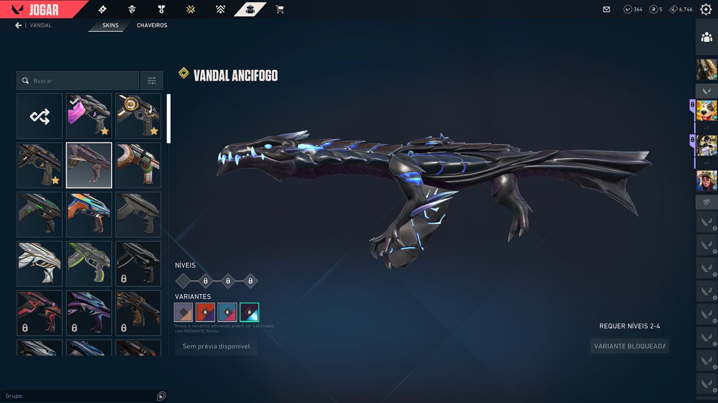 CONTA VALORANT TOP | CHAMPIONS 2026 | preludio do caos e dragão | +20 SKINS