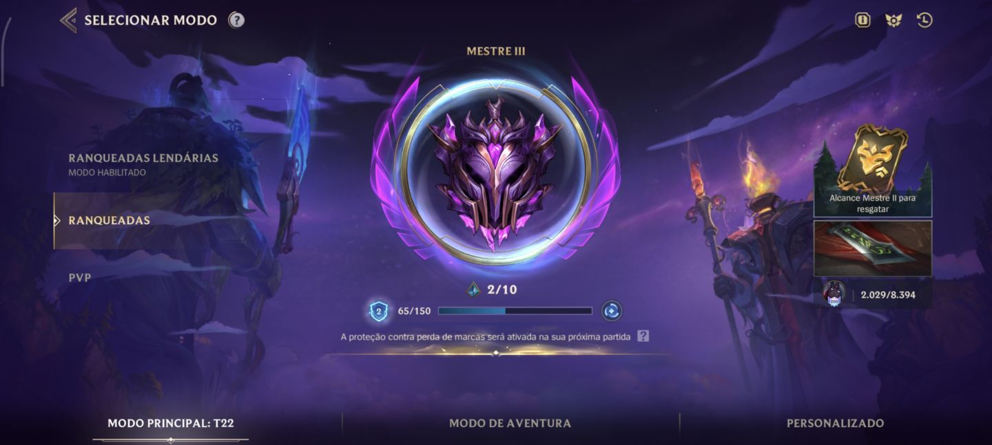 Conta de Wild Rift (Mestre)