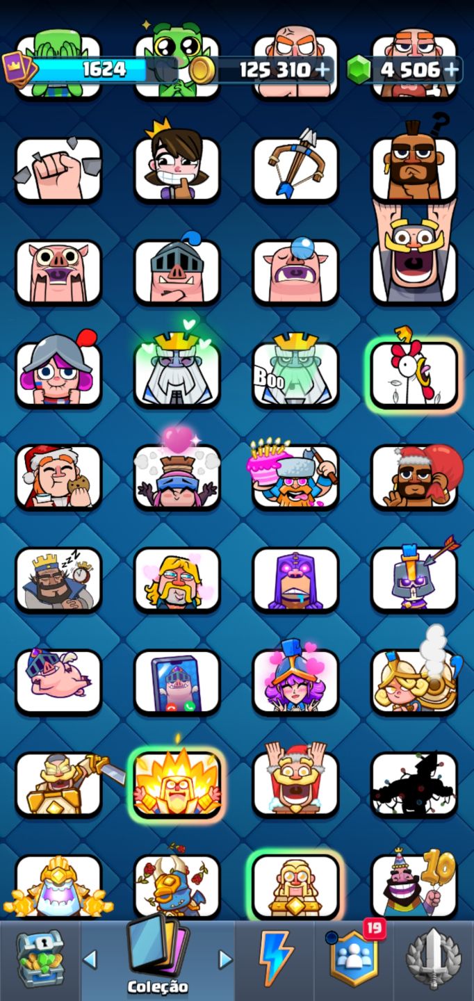 CLASH ROYALE CONTA 10 anos