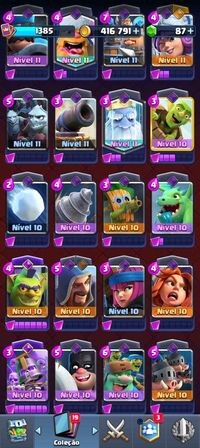 Conta De Clash Royale: Conta Rara