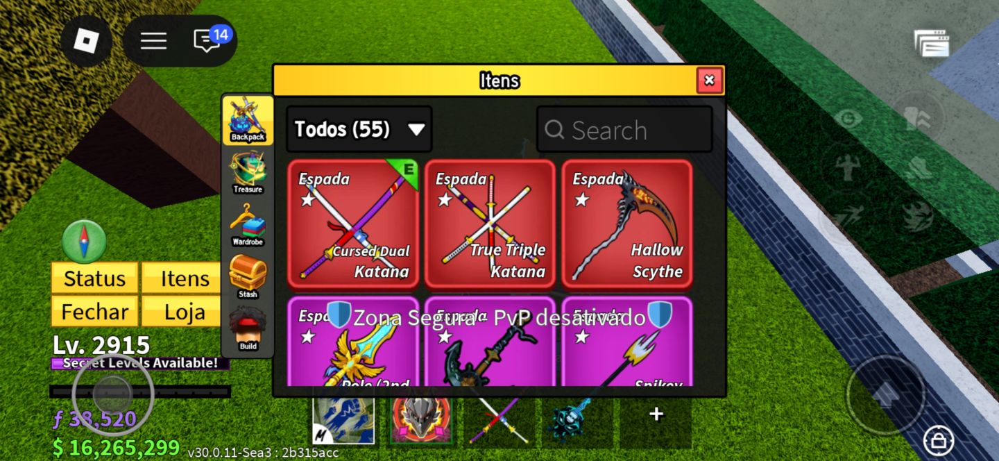 Conta BloxFruit(God)