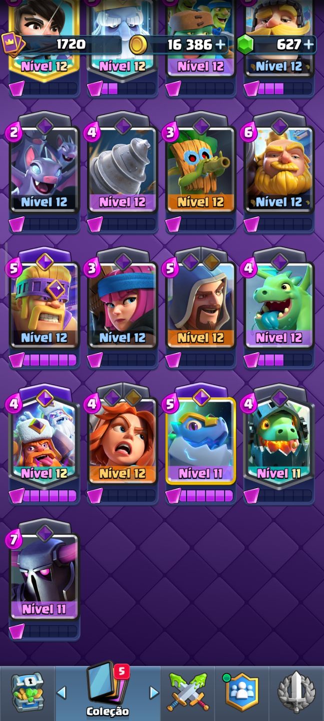 Conta Clash Royale 14500 troféus