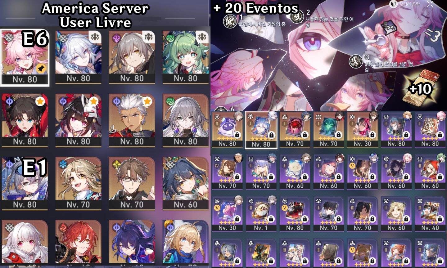 Contas E6 + Time