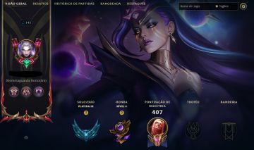 Conta Lol e vava junto