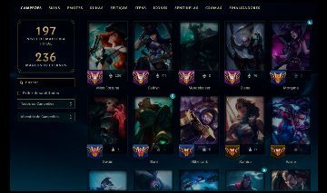 CONTA LOL I FULL ACESSO I 70 SKINS I LVL 199 I 114 CAMPEÕES
