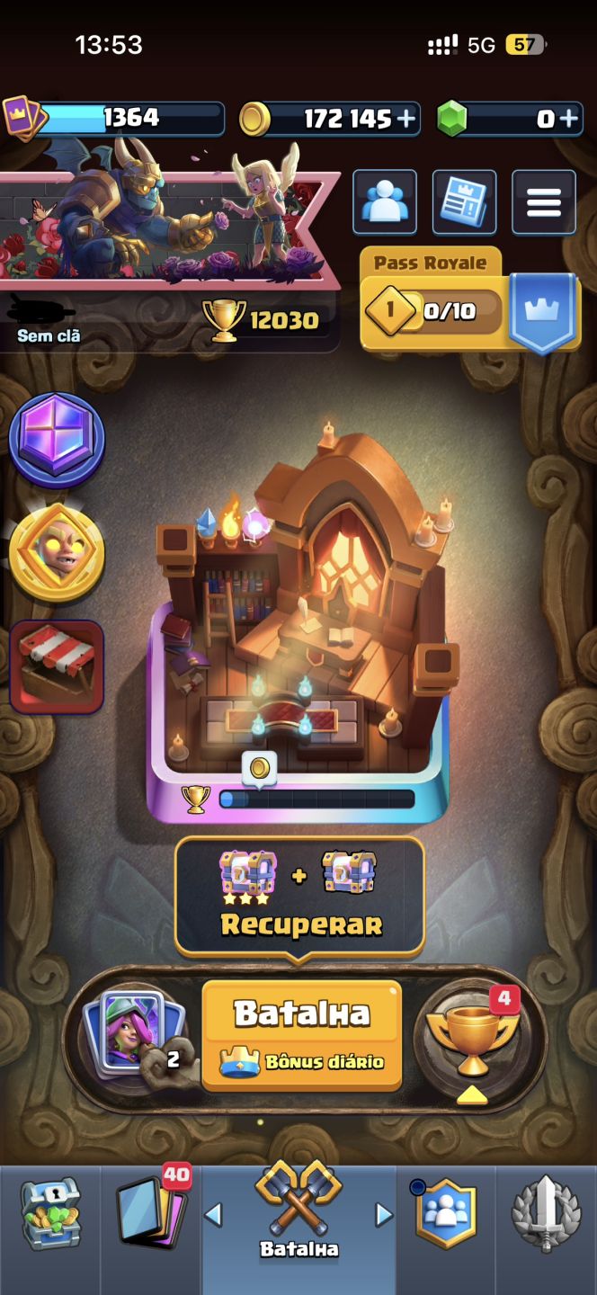 CoC CV18 95% FULL + Conta de Clash Royale Recheada com 12030 Troféus! OFERTAS ON