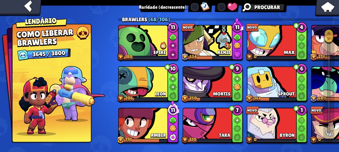 Conta de brawls muito top boa pra vc entra aí pra nós conversar conta top