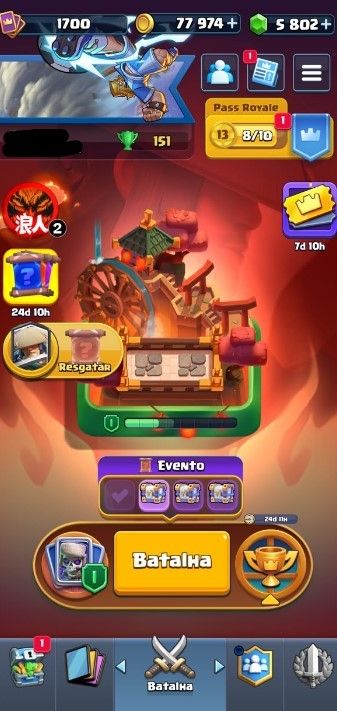 CONTA DE CLASH ROYALE | 14K TROFEUS 16 EVOLUÇÃO E 4 HEROI COM GRANDE CAMPEÃO |