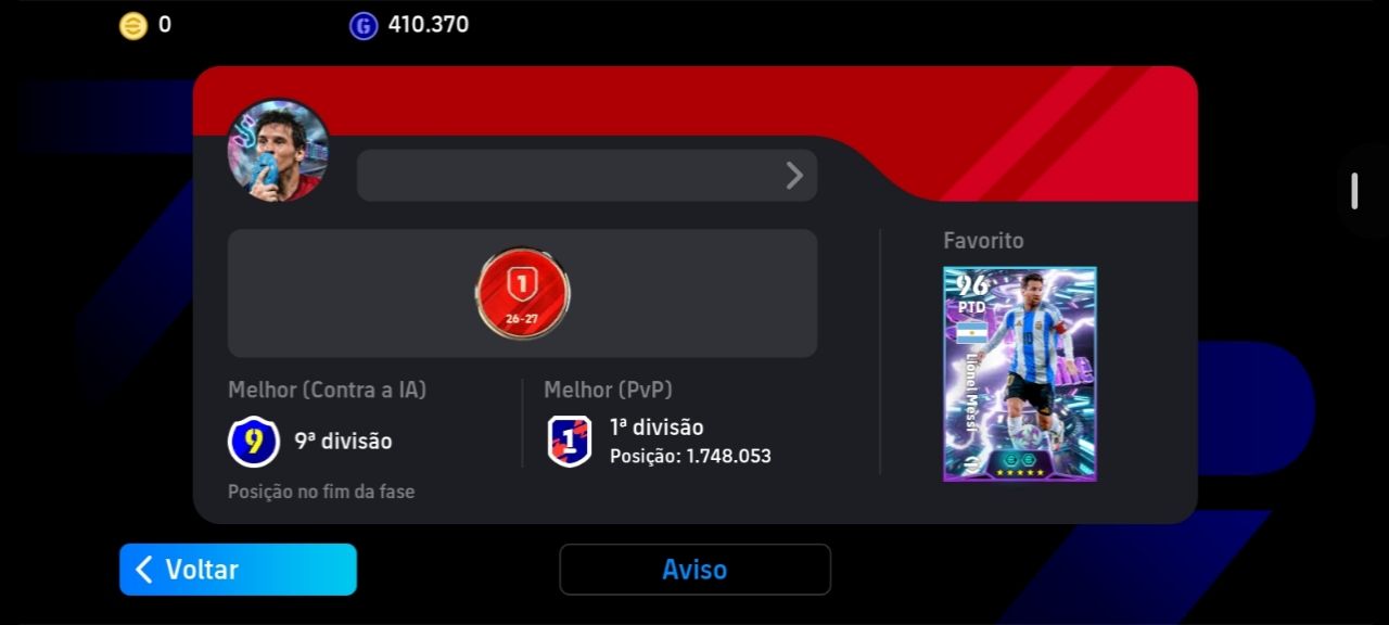 CONTA EFOOTBALL COM 2 BLITZ CURLER + ZAGA PAREDÃO
