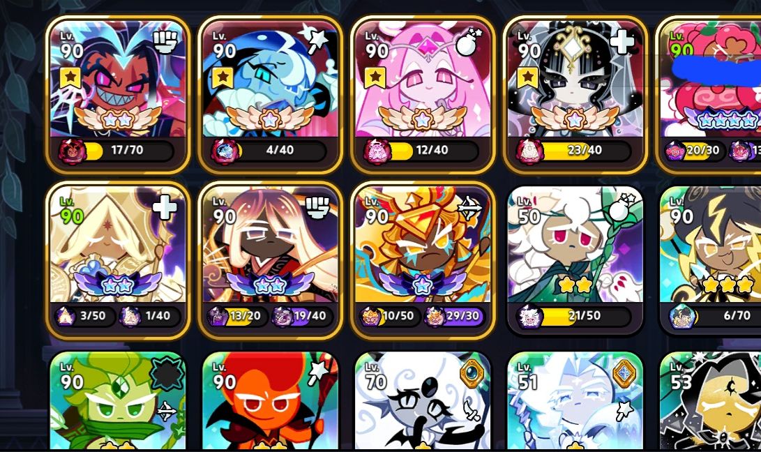 Conta cookie run super barata de sde o lançamento