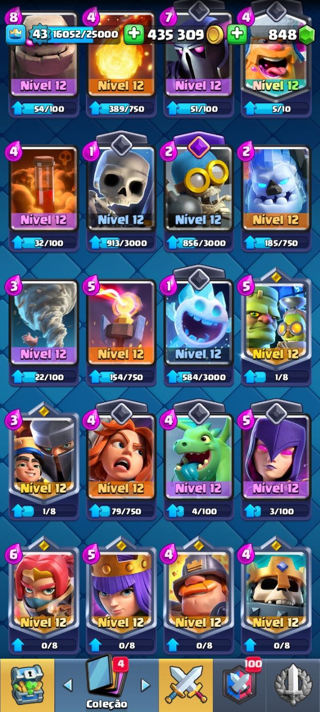 Conta Clash 5 anos,7k troféus com barril 15 elite!