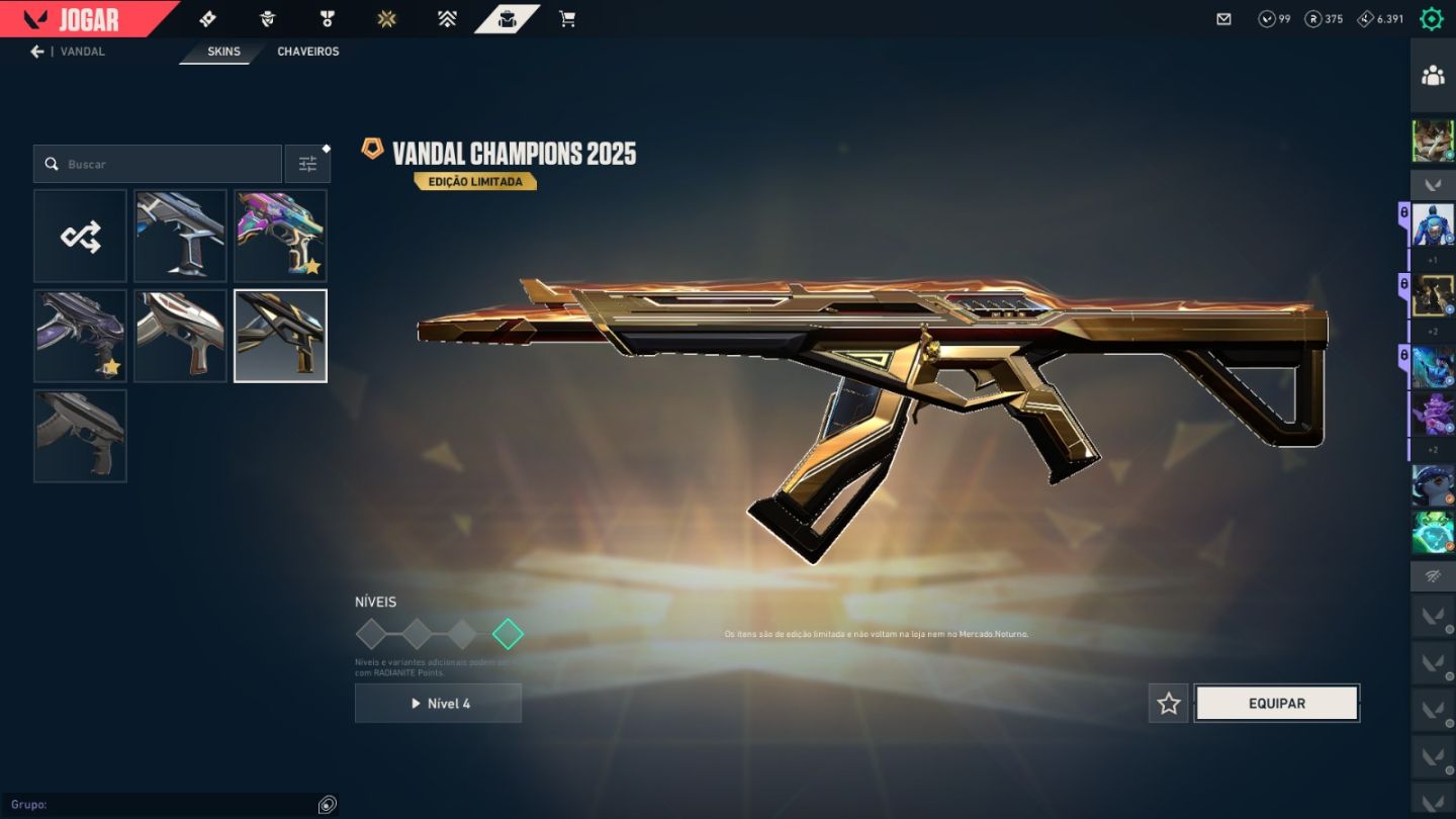 CONTA VALORANT | + DE R$ 1.100 GASTOS | SKINS CHAMPIONS E KURONAMI | FULL ACESSO