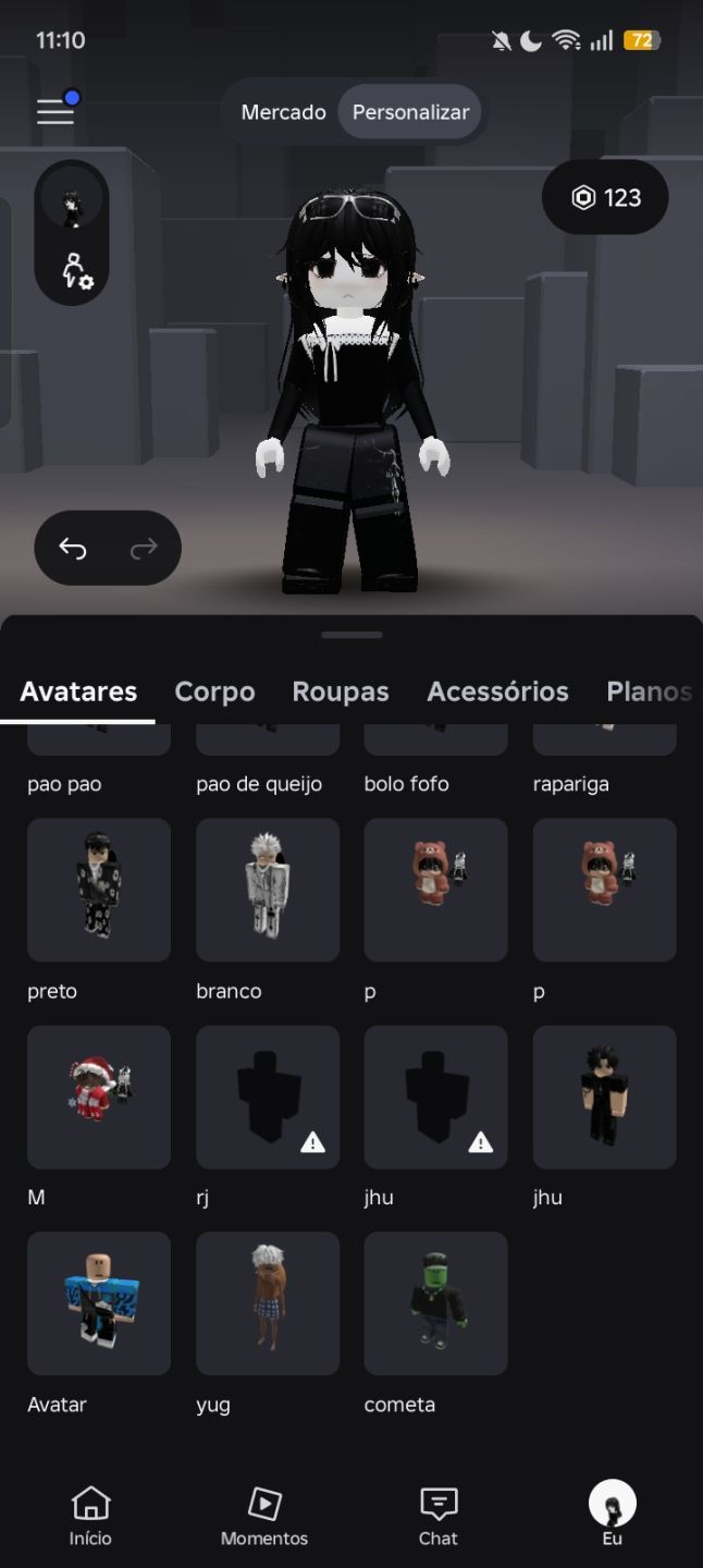 Conta de roblox