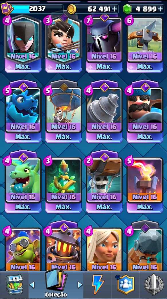 Conta de Clash Royale