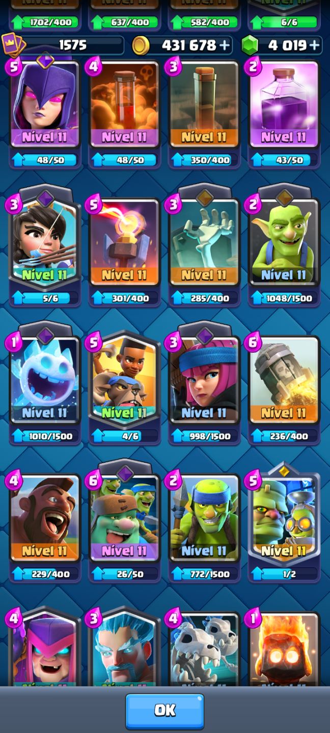 Conta Clash Royale 10k 122/122