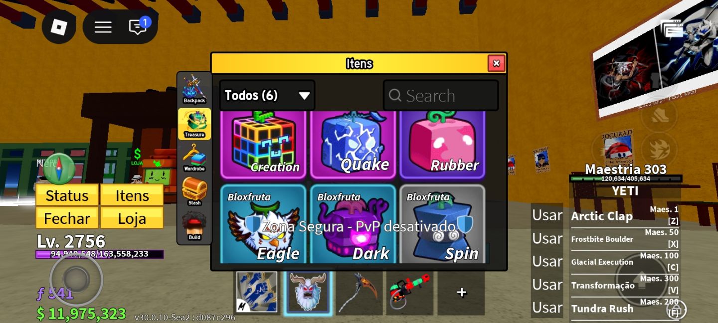 Conta Blox fruits
