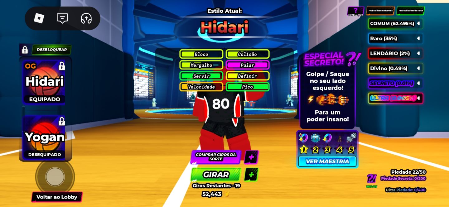 Conta de Haikyuu Legends com 3 OGs e muito mais