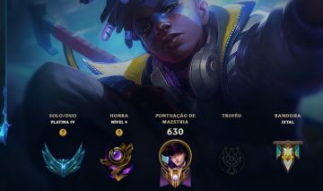 Conta no LOL com 198 skins !
