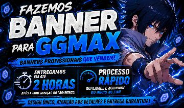 Banner Profissional para GGMAX | Entrega em 2 Horas