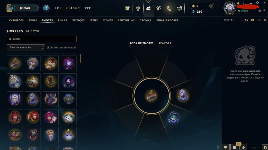 Conta main irelia | unranked + emotes de elo + espólios !