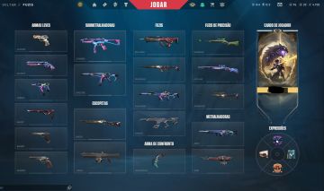 CONTA VALORANT | karambit saqueador + vandal kuronami/preludio/sublime e+