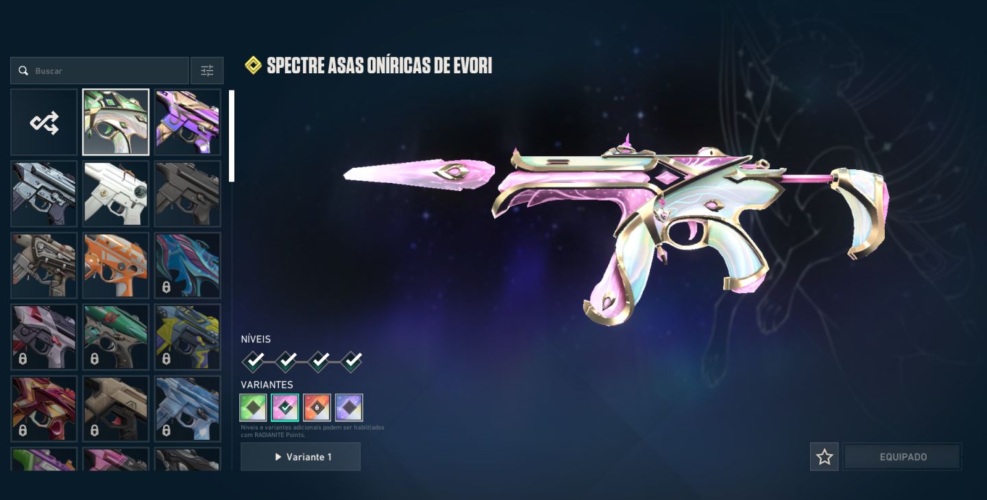 CONTA NIVEL 252 FULL ACESSO COM VARIAS SKINS