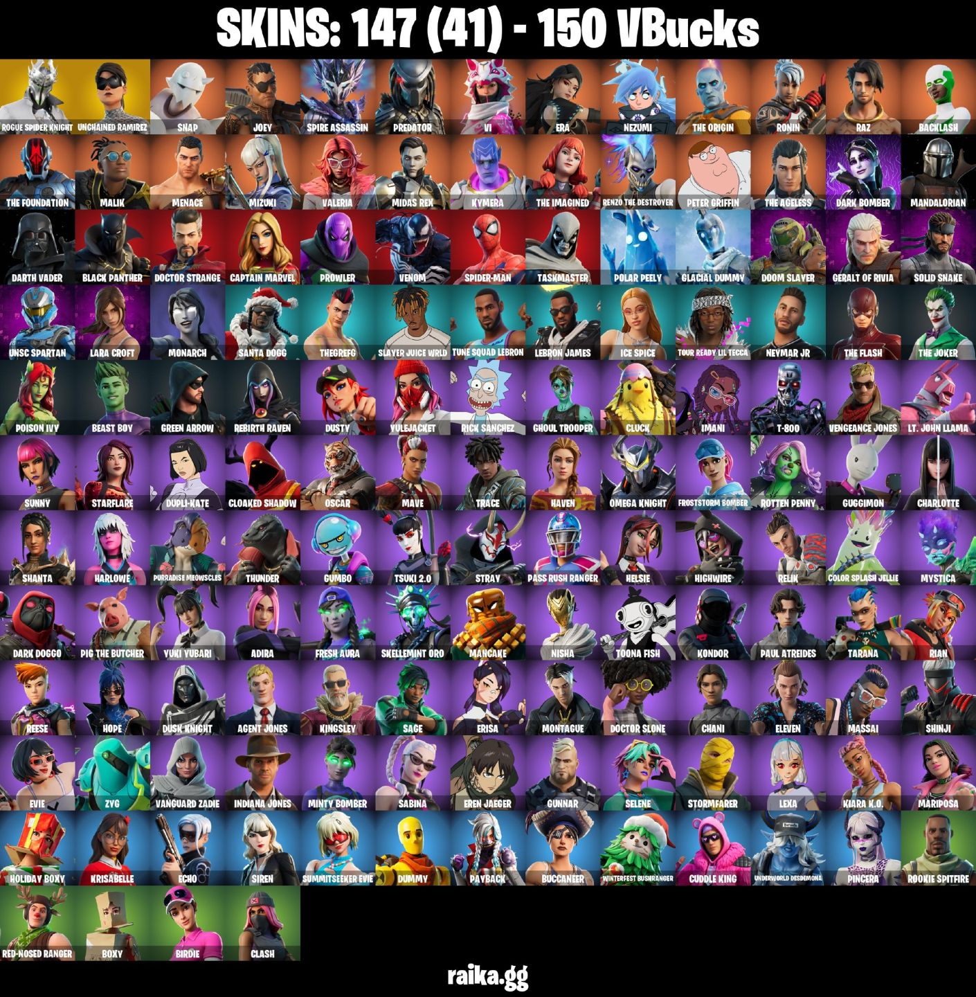147 skins | Rogue Spider Knight | Unchained Ramirez conta tryhard muita coisa