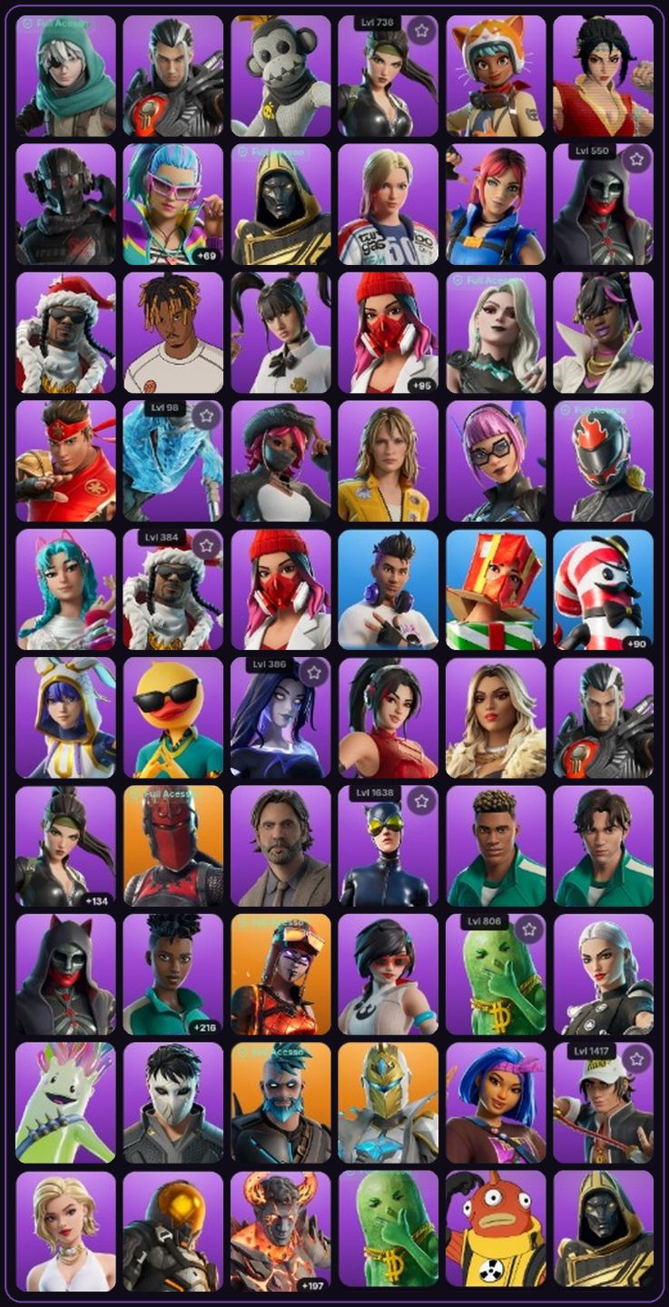 CONTAS FORTNITE FULL ACESSO (LER DESCRIÇÃO)