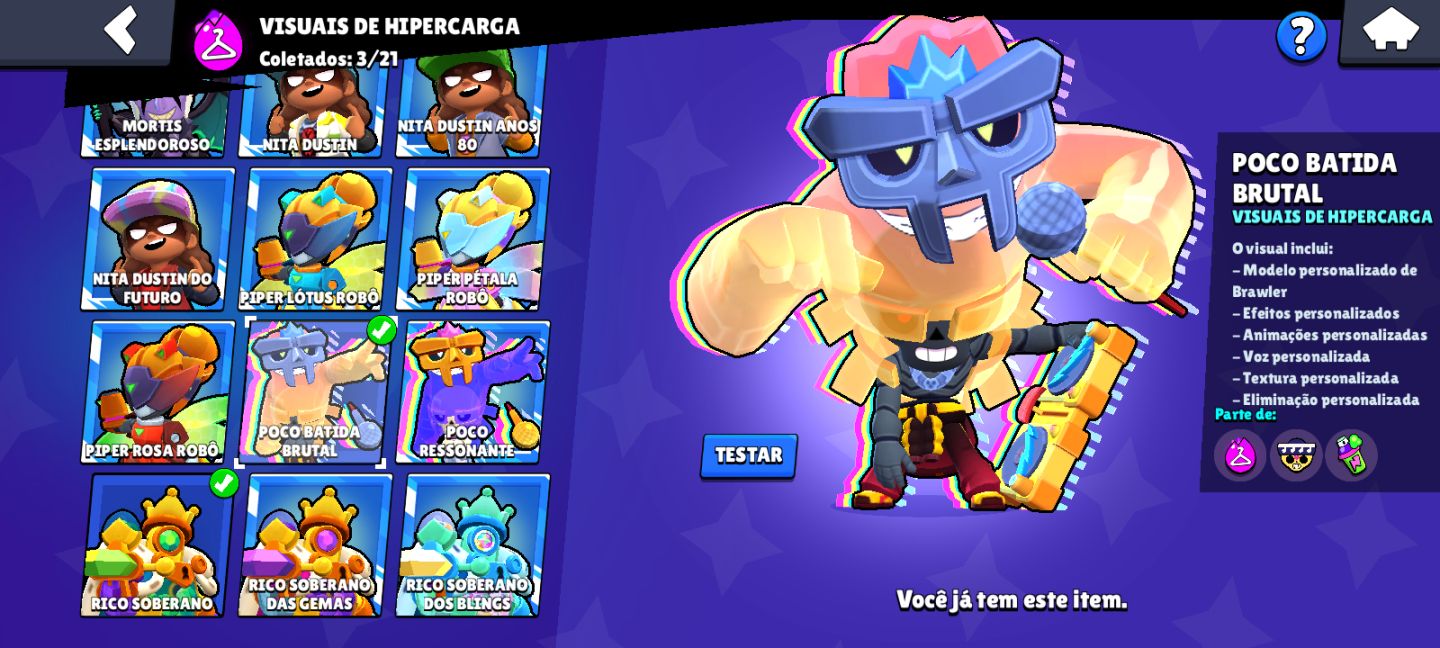 CONTA BRAWL STARS 2019 COM 44K DE TROFÉUS