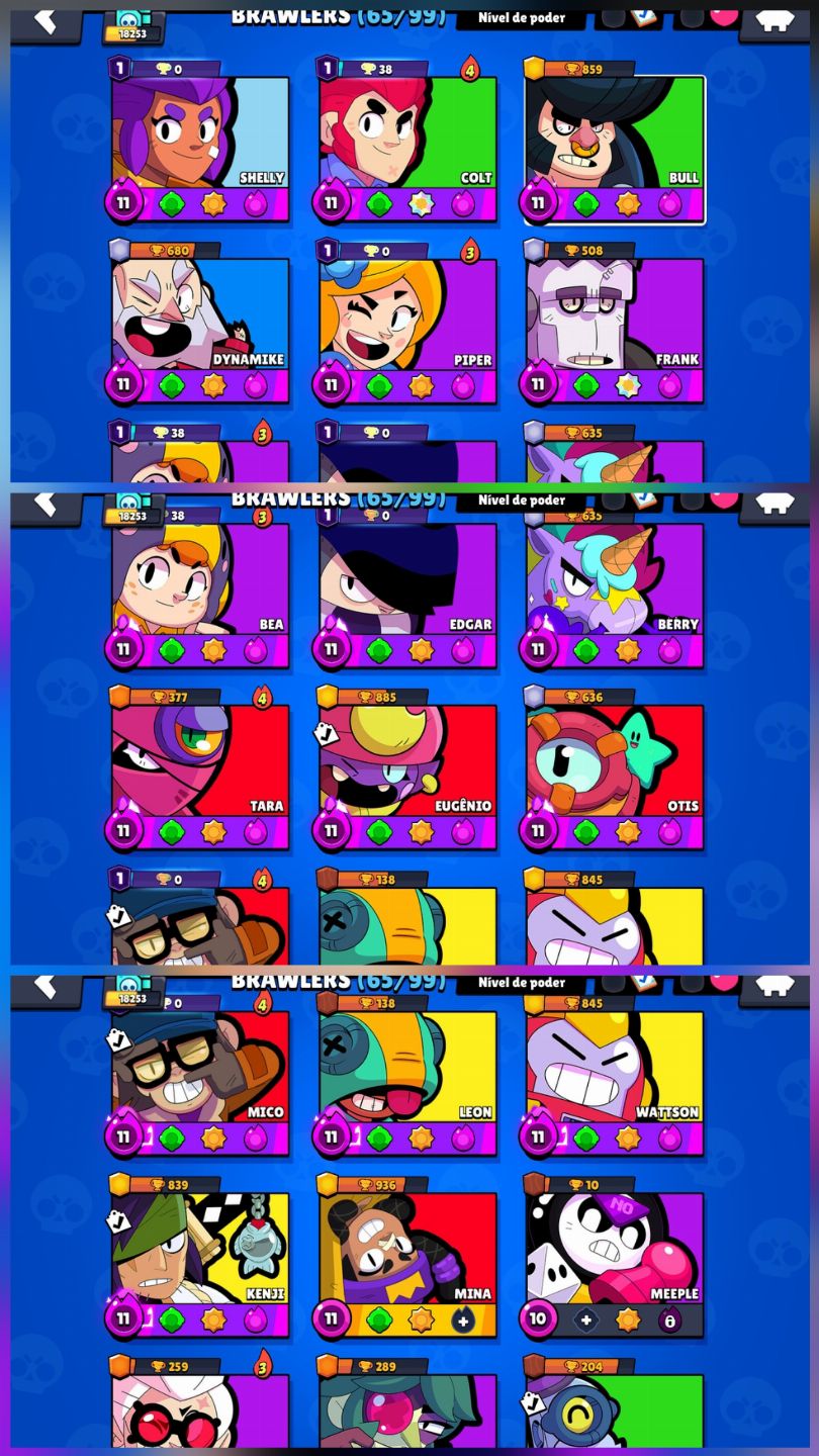 Conta de Brawl Stars