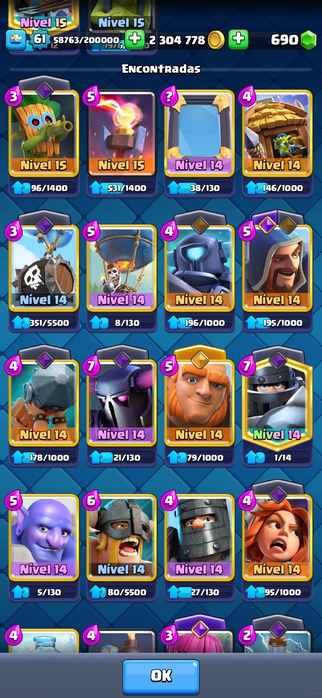 CONTA CLASH ROYALE TOP À VENDA UPADA E PRONTA PRA RANQUEADA