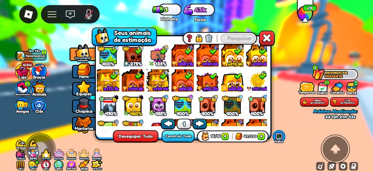 Conta Roblox muito boa 3 anos criada +1K5 de robux gastos