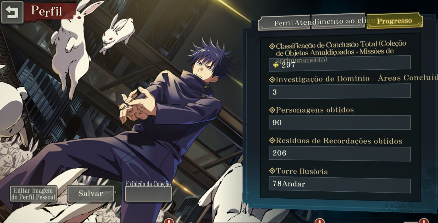 CONTA ENDGAME JUJUTSU PHANTOM PARADE SERVIDOR TW HK