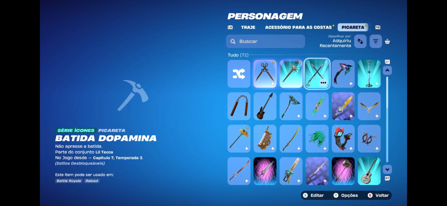 Conta fortnite - 63 skins