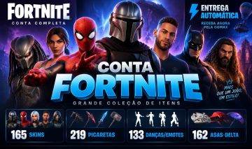 ENTREGA AUTOMÁTICA | Fortnite Conta OG Completa | 165 Skins