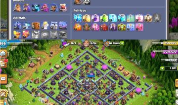 Conta Clash of clans, CV15 Heróis + defesas + muros FULL, Nv EXP 166.